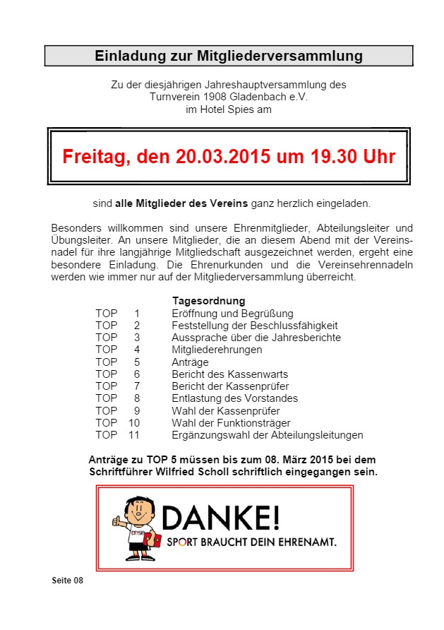 Vereinsrundschau 2015, Seite 8