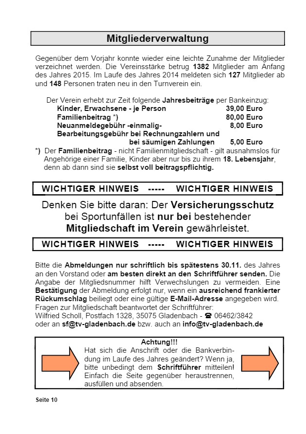 Vereinsrundschau 2015, Seite 10