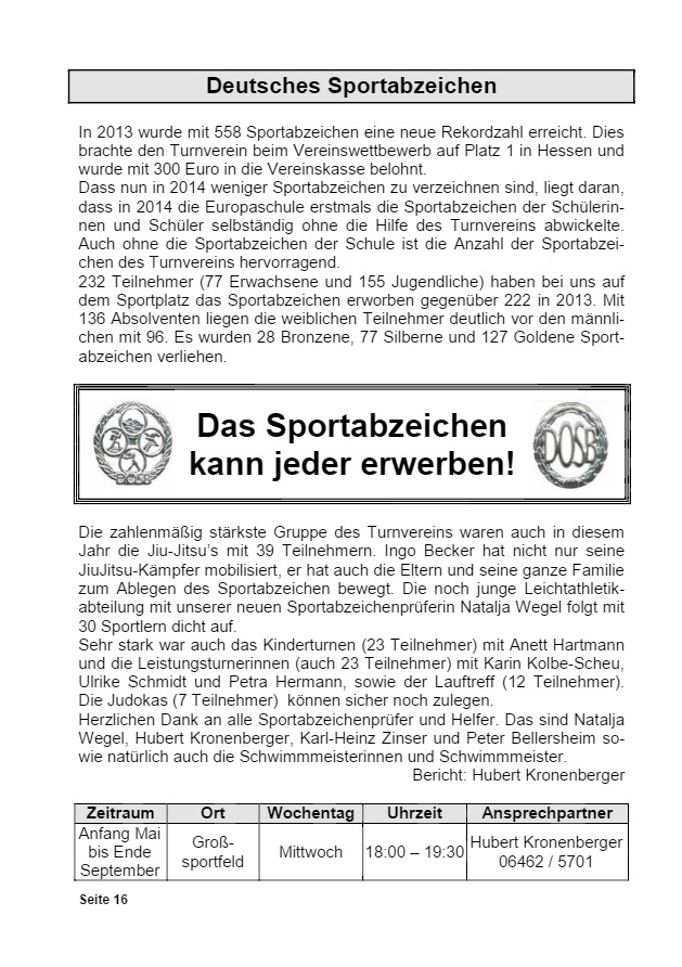 Vereinsrundschau 2015, Seite 16