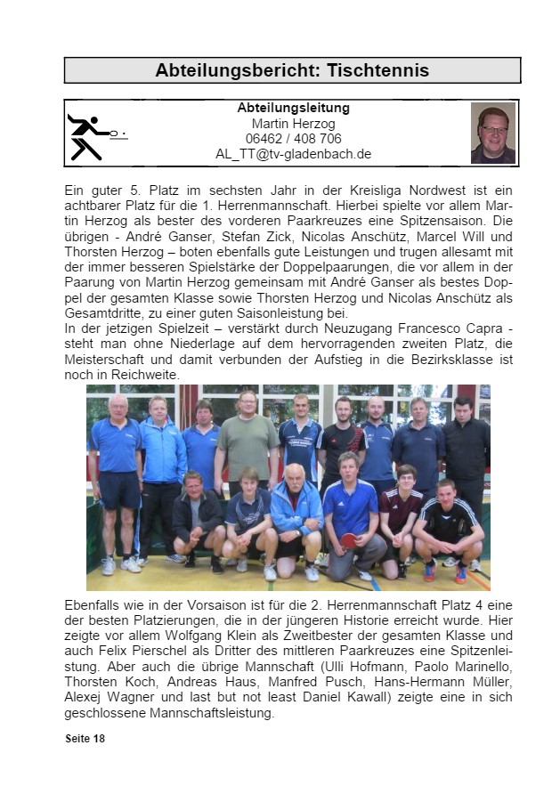 Vereinsrundschau 2015, Seite 18