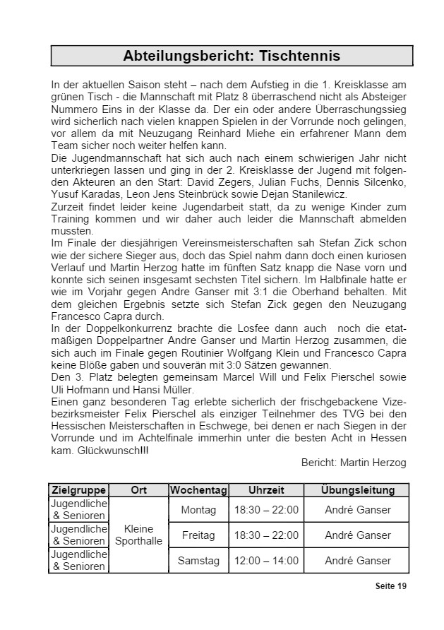 Vereinsrundschau 2015, Seite 19