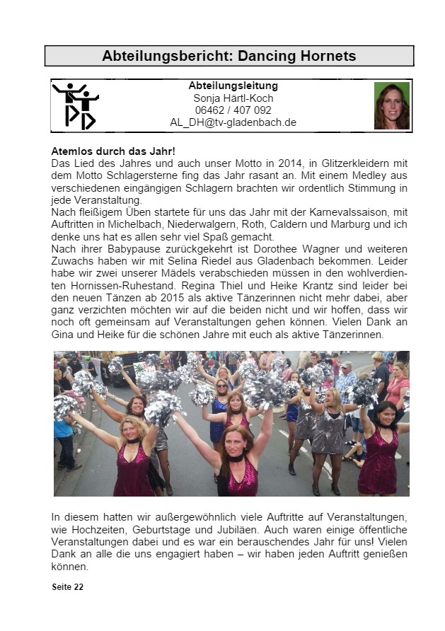 Vereinsrundschau 2015, Seite 22