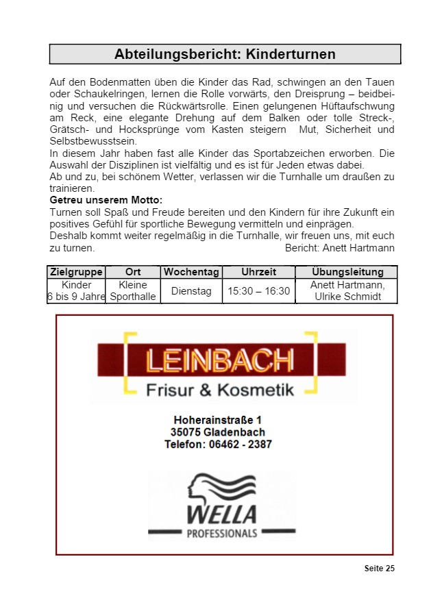 Vereinsrundschau 2015, Seite 25