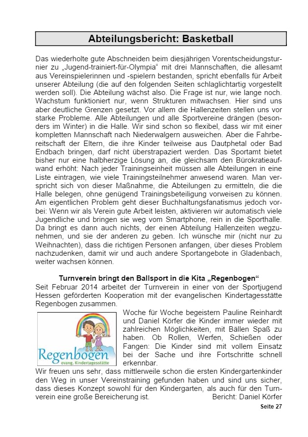 Vereinsrundschau 2015, Seite 27