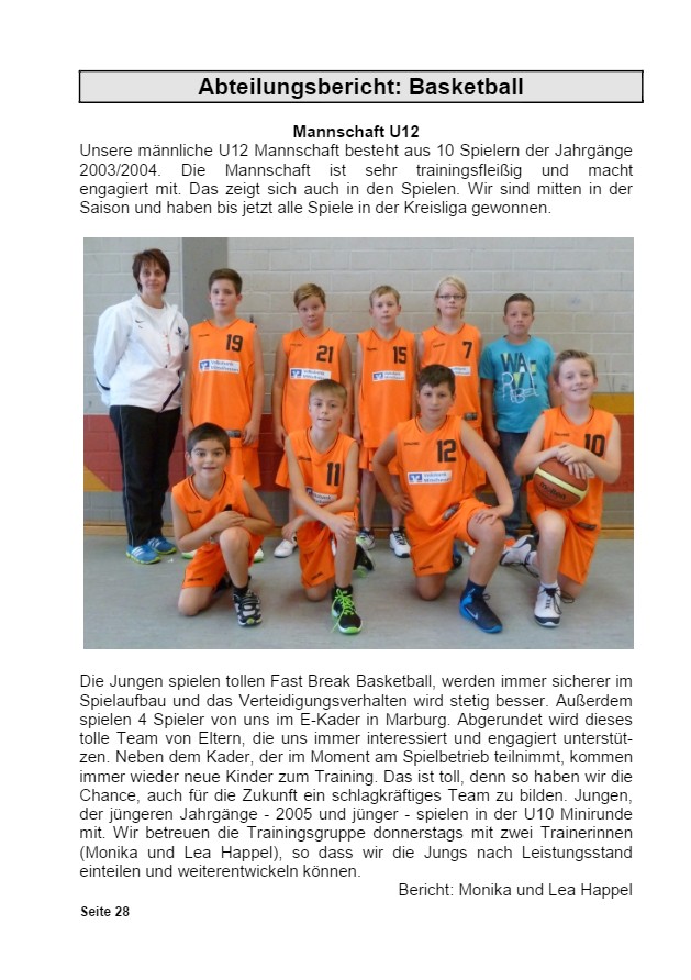 Vereinsrundschau 2015, Seite 28