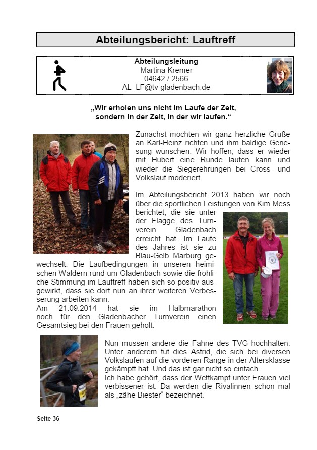 Vereinsrundschau 2015, Seite 36