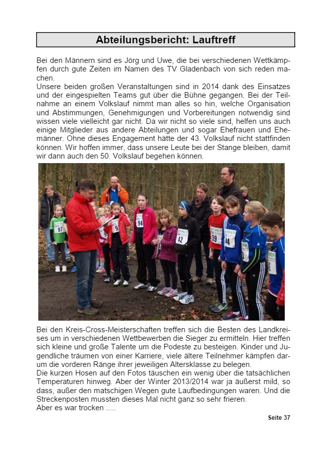 Vereinsrundschau 2015, Seite 37
