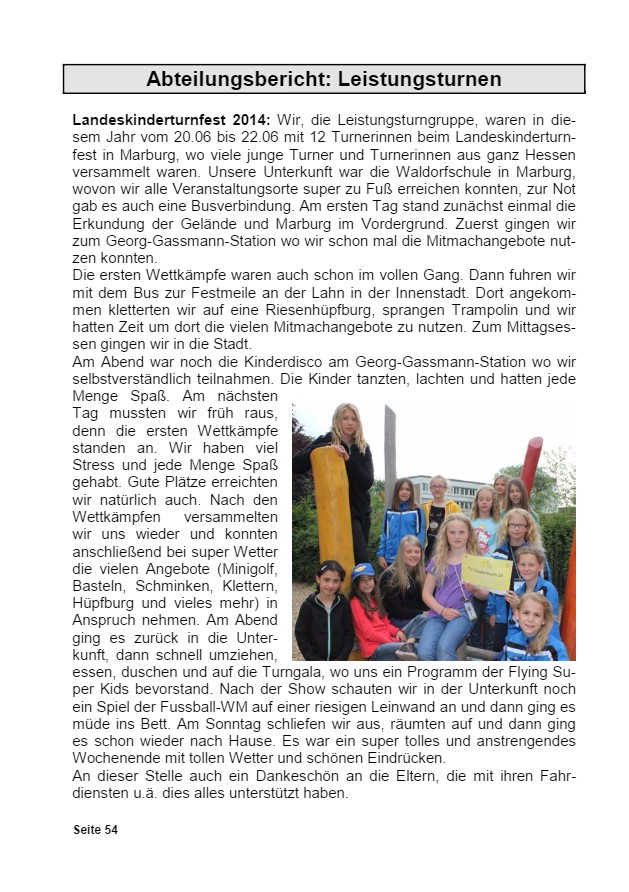 Vereinsrundschau 2015, Seite 54