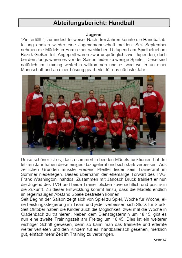 Vereinsrundschau 2015, Seite 67