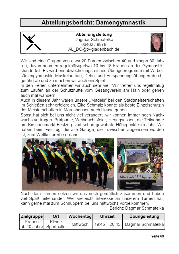 Vereinsrundschau 2015, Seite 69