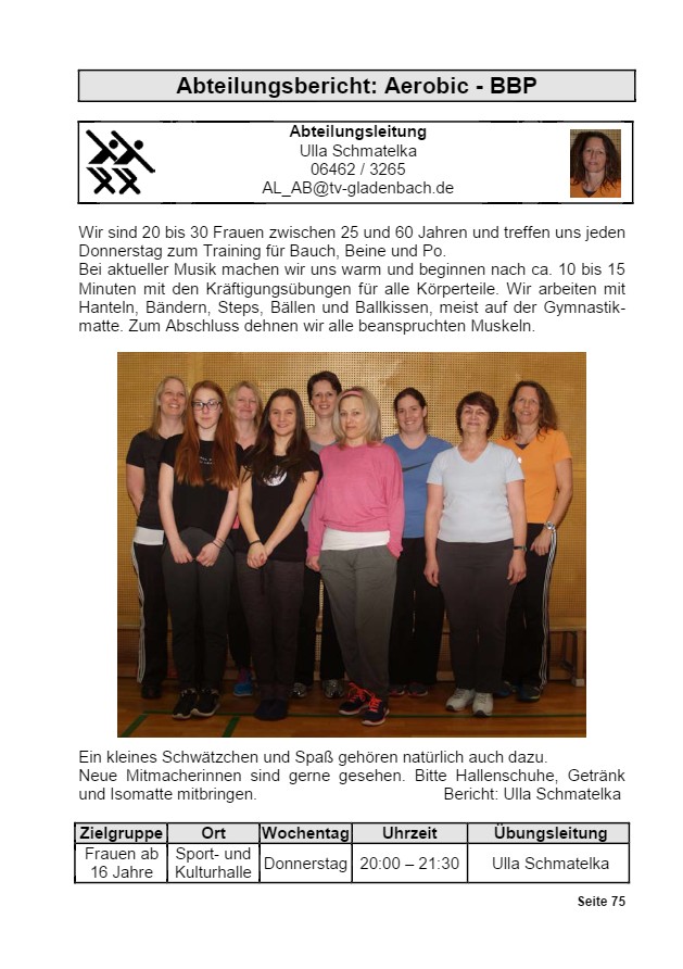 Vereinsrundschau 2015, Seite 75