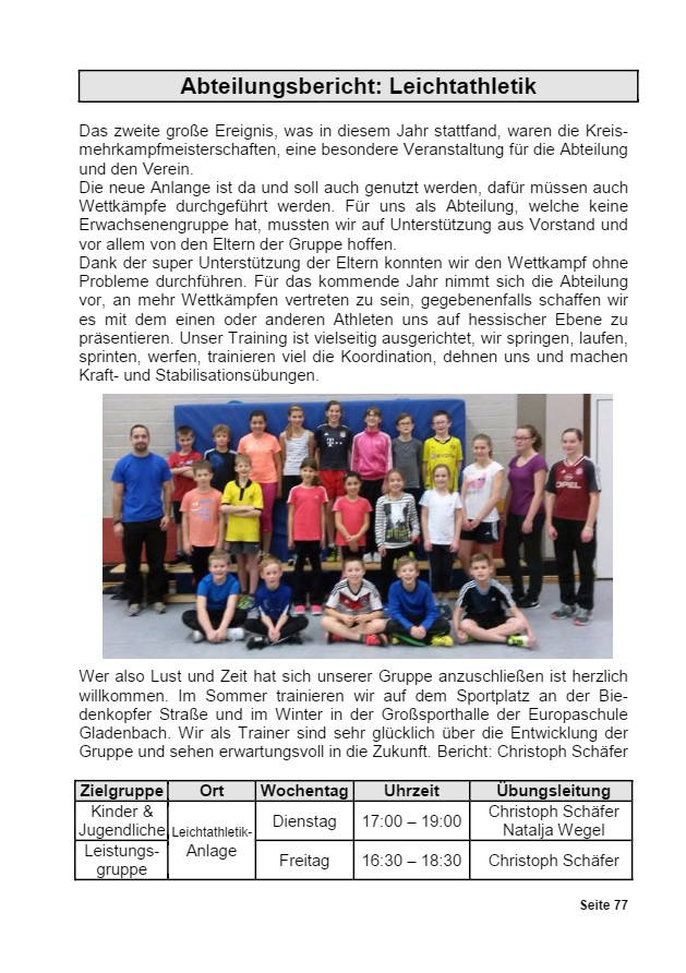 Vereinsrundschau 2015, Seite 77