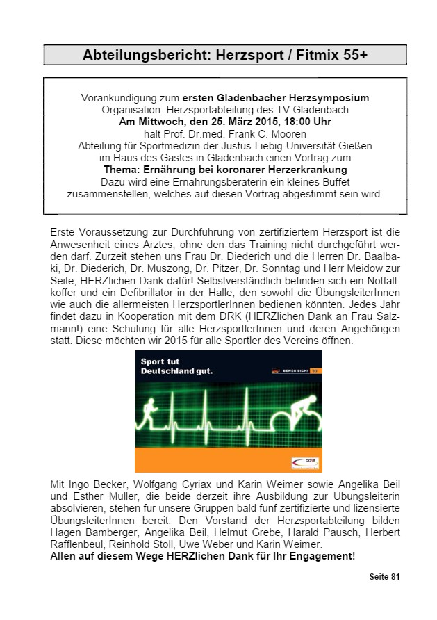 Vereinsrundschau 2015, Seite 81