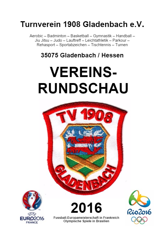 Vereinsrundschau 2016, Seite 1
