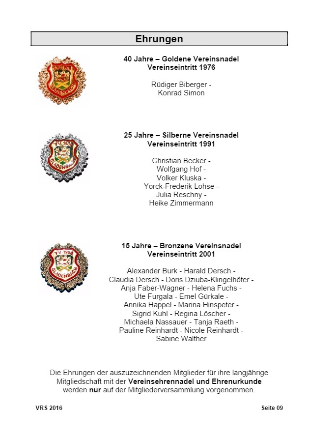 Vereinsrundschau 2016, Seite 9