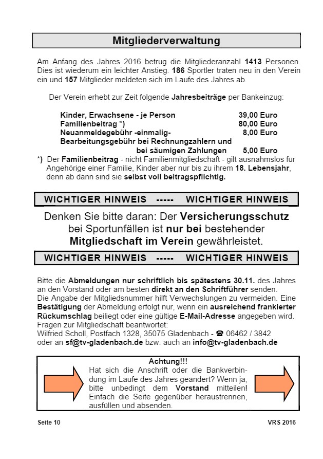Vereinsrundschau 2016, Seite 10