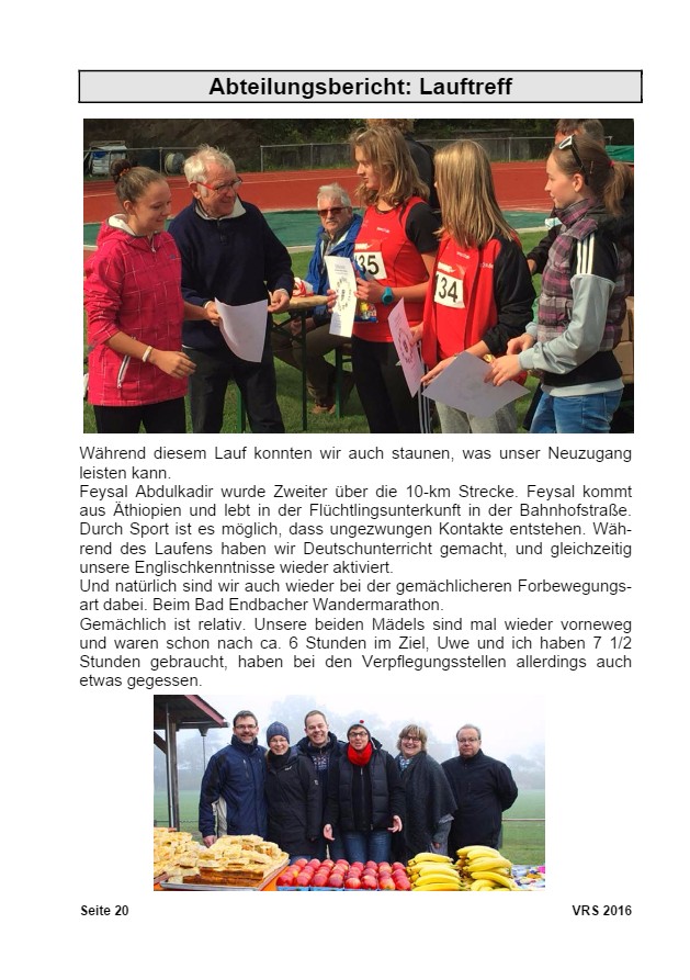Vereinsrundschau 2016, Seite 20