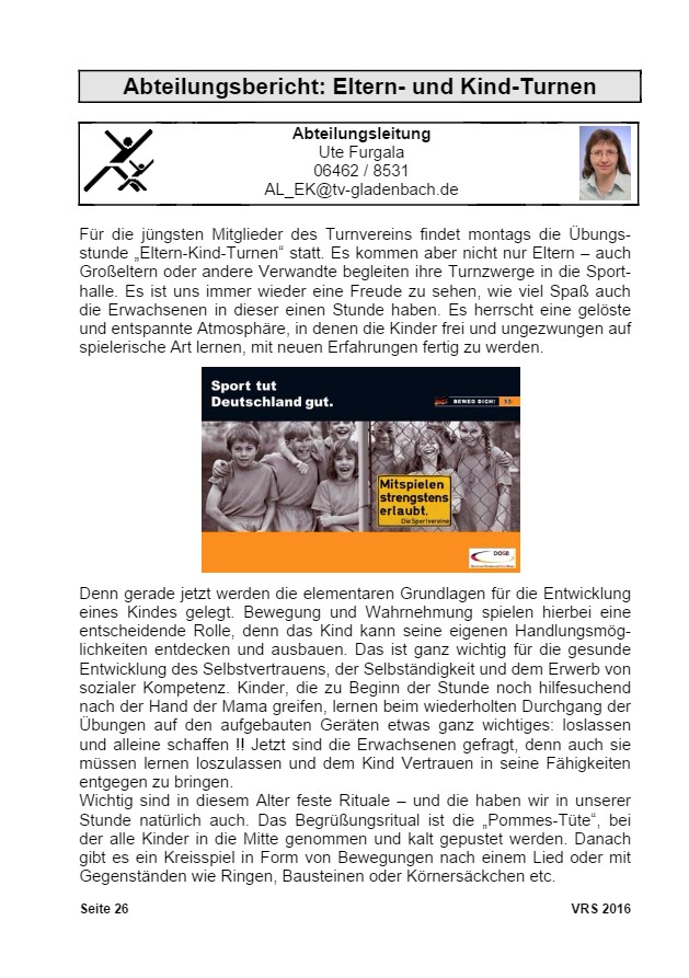 Vereinsrundschau 2016, Seite 26