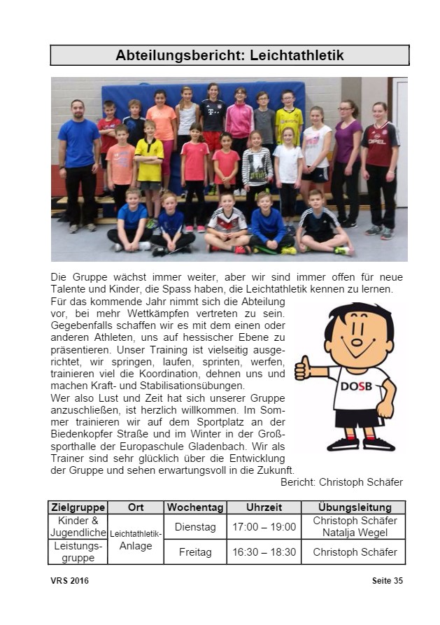 Vereinsrundschau 2016, Seite 35