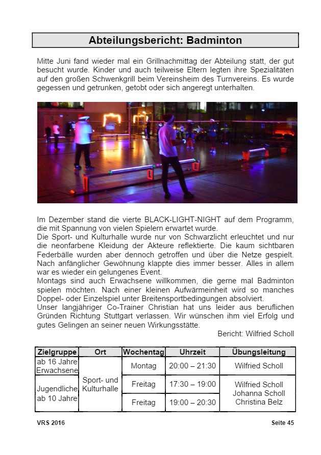 Vereinsrundschau 2016, Seite 38