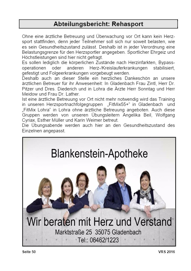 Vereinsrundschau 2016, Seite 50
