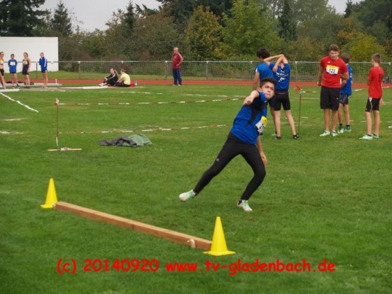 Bilder: Leichtathletik-Mehrkampf-Kreismeisterschaft September 2014, Bild 69 von 136