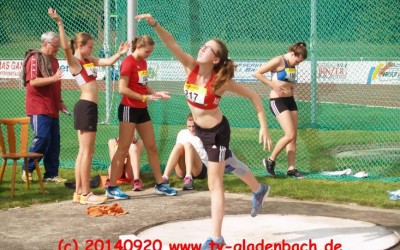 Leichtathletik-Mehrkampf-Kreismeisterschaft September 2014