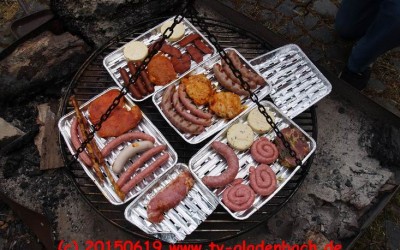 Geselliges Zusammensein in der Badminton Abteilung