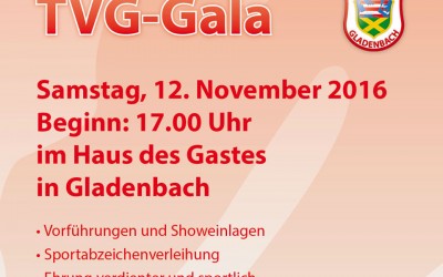 Vorankündigung TVG Gala