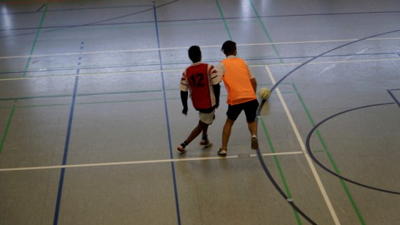 Bilder: Hobby-Fussballturnier mit Flüchtlingen in der Großsporthalle, Bild 149 von 298