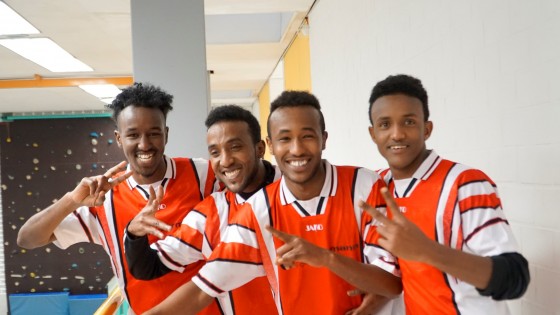 Bilder: Hobby-Fussballturnier mit Flüchtlingen in der Großsporthalle, Bild 84 von 298