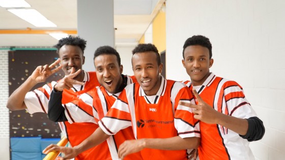 Bilder: Hobby-Fussballturnier mit Flüchtlingen in der Großsporthalle, Bild 86 von 298