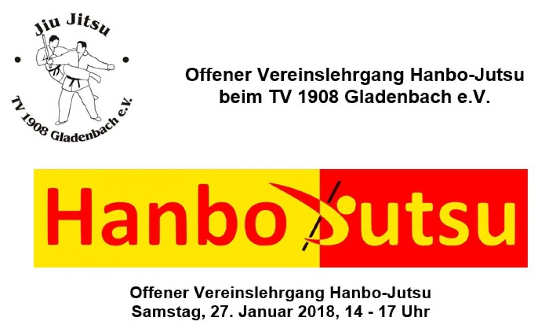 Vereins OFFENES Training Hanbo-Jutsu beim TV 1908 Gladenbach