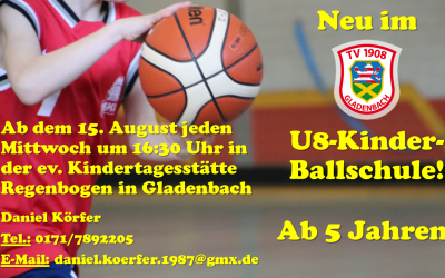 Neues Angebot: Basketball für die Kleinsten