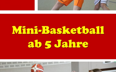 Mini-Basketball ab 5 Jahre