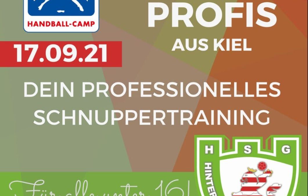 Handball Schnuppertraining mit Profis