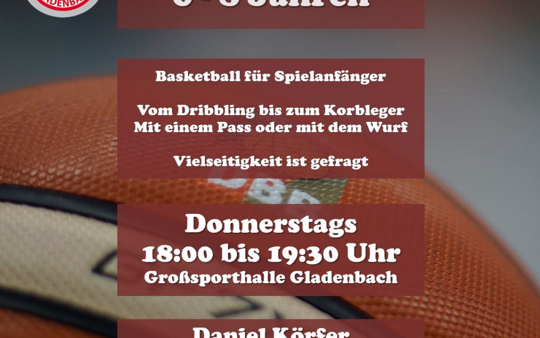 Mini-Basketball für Spielanfänger 6 – 8 Jahre
